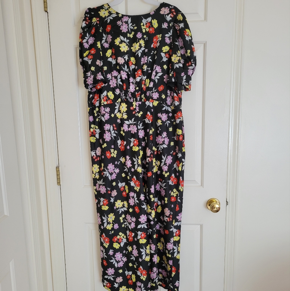 ASOS Black Floral Maxi Dress